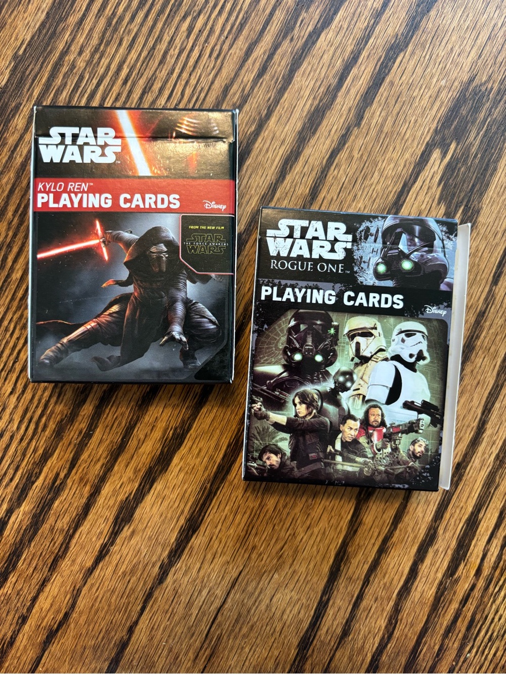 Star Wars Kylo Ren & Rogue One Playing Card Decks